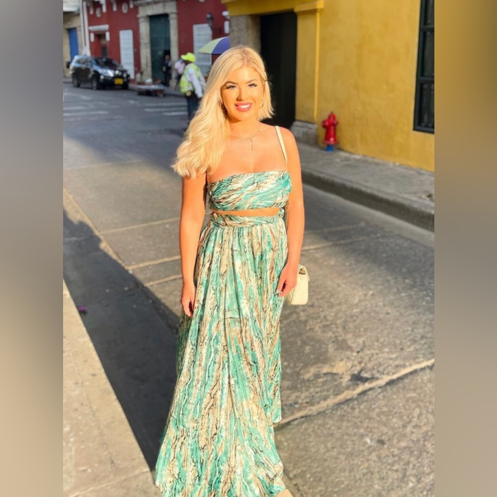 Hot Miami Styles Two Piece Maxi Set